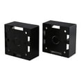 thumbnail image 1 of Surface-Mounted Box Cable Network Sockets Ethernet Backbox for Ethernet Black-2Pcs, 1 of 8