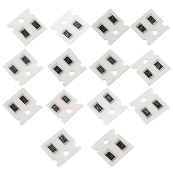 Surface Mounted Devices Chip Resistor, 1/8W 0805 Assortment Set Fixed Resistors, 5% Tolerance,Total 1400Pcs