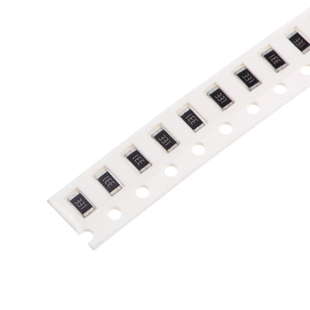 Surface Mounted Devices Chip Resistor, 330 Ohm 1/4W 1206 Fixed Resistors, 5% Tolerance 300Pcs