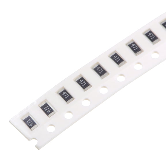 Surface Mounted Devices Chip Resistor, 470 Ohm 1/4W 1206 Fixed Resistors, 5% Tolerance 300Pcs