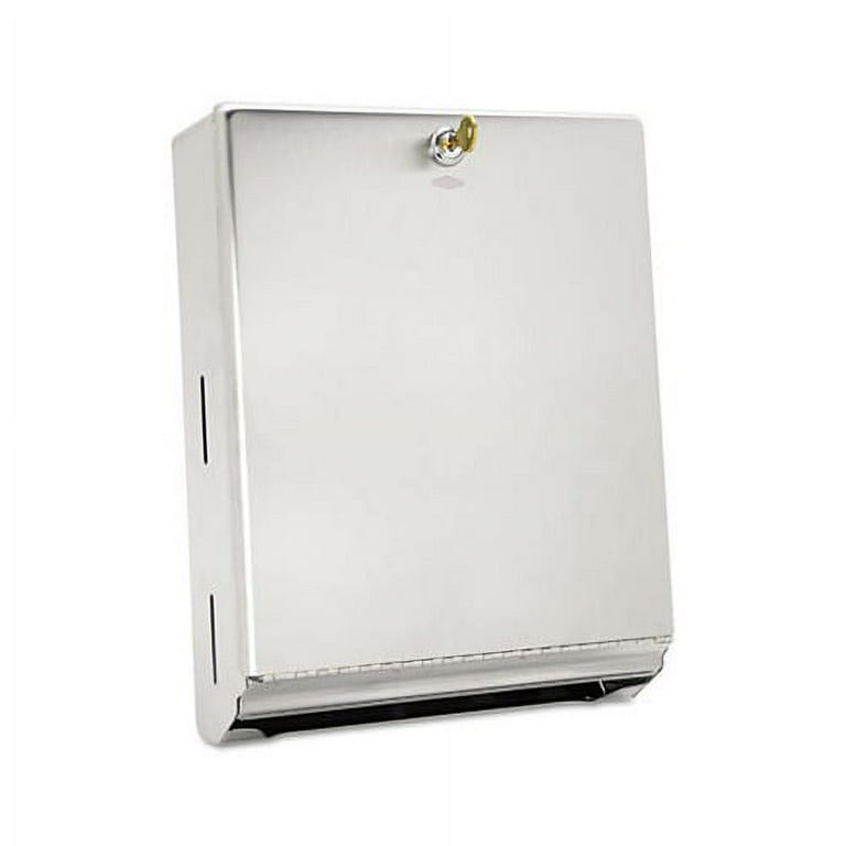 Surface-Mounted Paper Towel Dispenser, 10.75 x 4 x 14, Stainless Steel Surface-Mounted Paper Towel Dispenser, 10.75 x 4 x 14, Stainless Steel