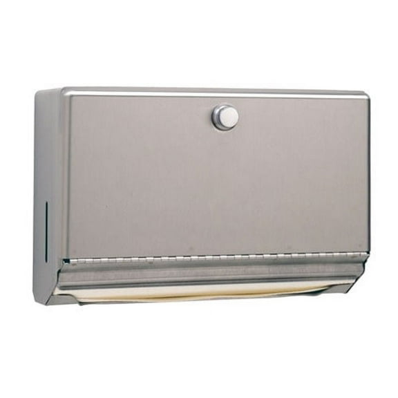 Surface-Mounted Paper Towel Dispenser 10.75 x 4 x 7.13, Stainless Steel