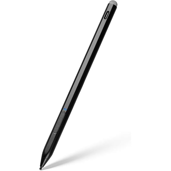 Surface Pen for Microsoft Surface/ASUS VivoBook/Kobo E-Reader, 4096 Pressure Sensitivity, Eraser and Palm Rejection, Rechargeable, Stylus for Surface Pro 11/10/X/9/8/7/Studio 2, Black