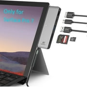 Surface Pro 7 USB C Hub, 5-in-2 Surface Pro Adapter Docking Station with 4K HDMI, USB C 60W PD Charging, USB 3.0, SD/TF Card Reader Port, for Microsoft Surface Pro 7 Accessories