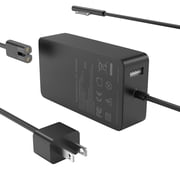 65W Laptop Charger Compatible with Microsoft Surface Pro 9,8,7+,7,6,5,4,3,X,10,Surface Book 3,2,1,Surface Go 3,2,Surface Laptop Studio,Support 44W,36W,24W Surface Charger