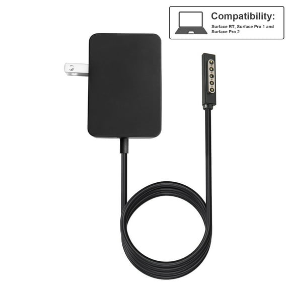 Surface RT Charger Surface Pro1 Pro2 Charger 12V 2A 24W Replacement for Microsoft Surface 1512 1516 1536 Charger Cord