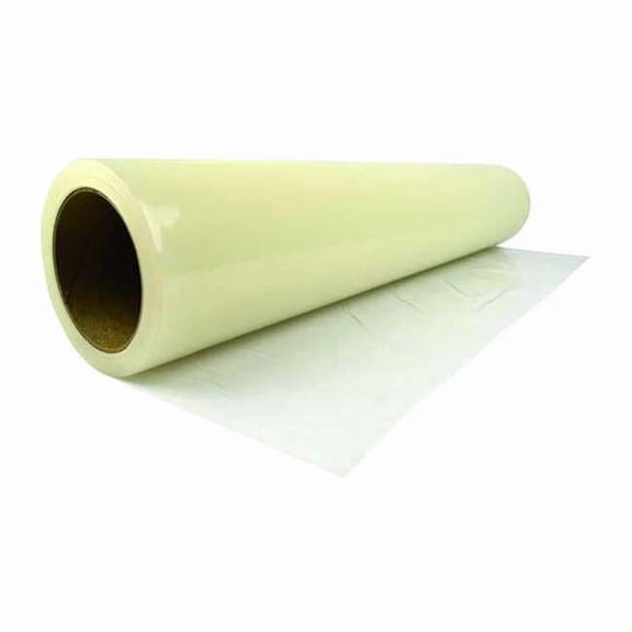 Carpet Protection, 30 In W x 200 Ft L, 2.5 mil Thick Film, Clear, Adhesive Backed