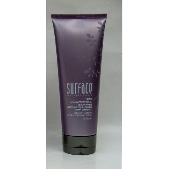 Surface Skin Acai & Poppy Seed Body Wash, 207 ml / 7 oz