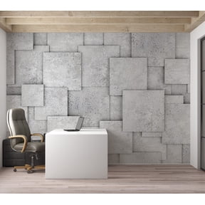 Surface Texture Wallpaper Wall Mural - Concrete Floor Tiles