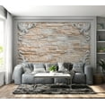 thumbnail image 1 of Surface Texture Wallpaper Wall Mural - Slate Bricks In A Frame, 1 of 8
