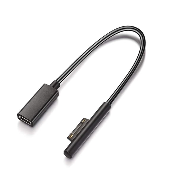 Surface To USB C Charging Cable 20 cm Compatible With Microsoft Surface Pro 7 6 5 4 Laptop