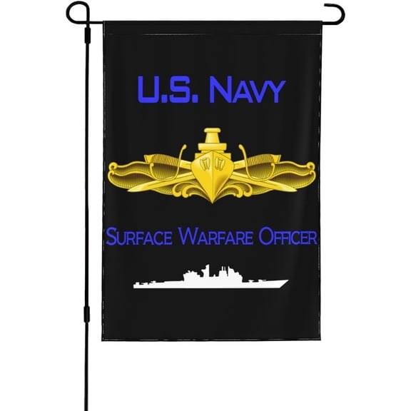 Surface Warfare Officer SWO Banner Outdoor Flags Garden Flag Yard Flag 28x40in