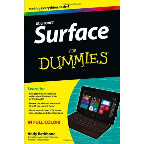 Pre-Owned Surface For Dummies Paperback