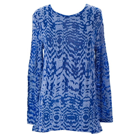 Surface to Air Women's Iron Long Sleeve Top, 38, Light Blue