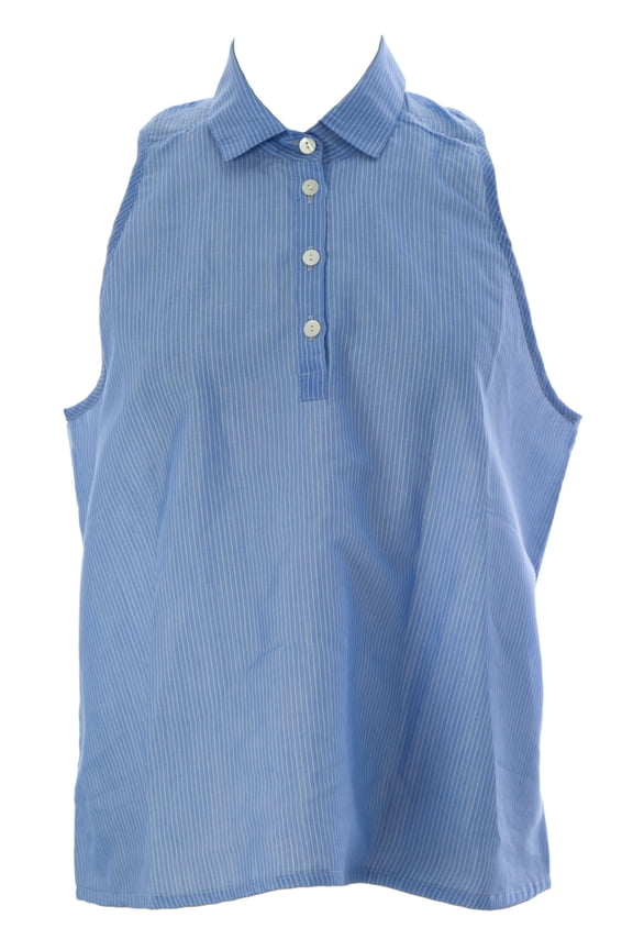 Women's Sophi Top 38 Blue Pinstripe