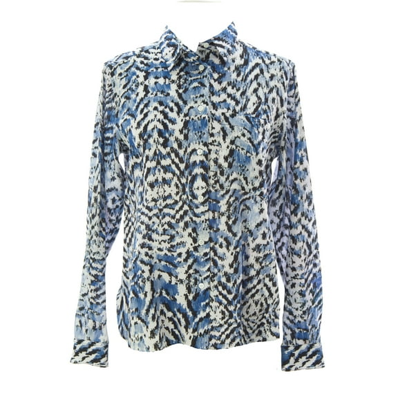 Surface to Air Women's Zulu Shirt 36 Blue Tiger