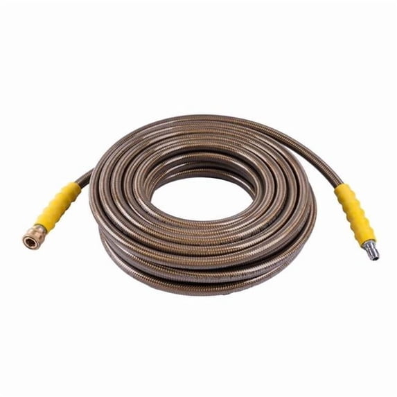 SurfaceMaxx 3/8-in x 50-ft Steel & Polyester Braided Pressure Washer Replacement Hose, Polyurethane Outer Jacket