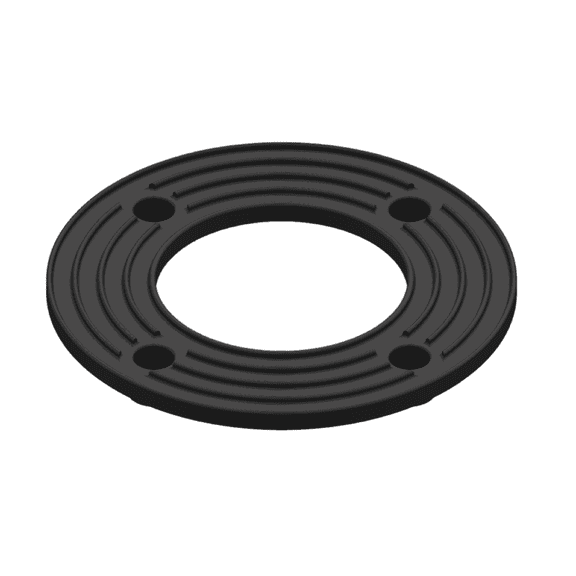 SurfaceSaver 5 inch Pot Ring, Black