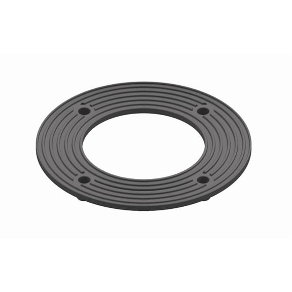 HomeHalo 8 inch Round Gray Plastic Plant Pot Ring