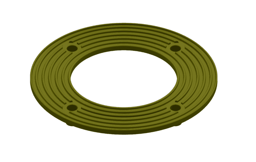 HomeHalo 8 inch Round Green Plastic Plant Pot Ring - Walmart.com