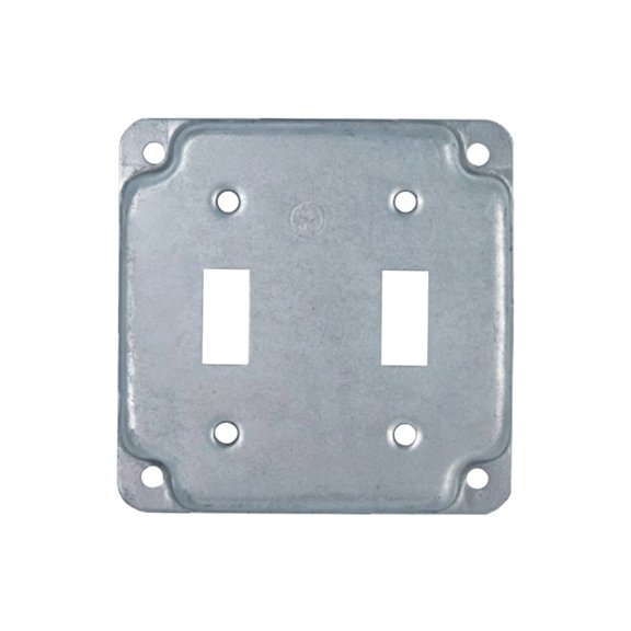 Surfaces Mount Junction Box Cover 4X4Inch Receptacle Electrical Box Cover