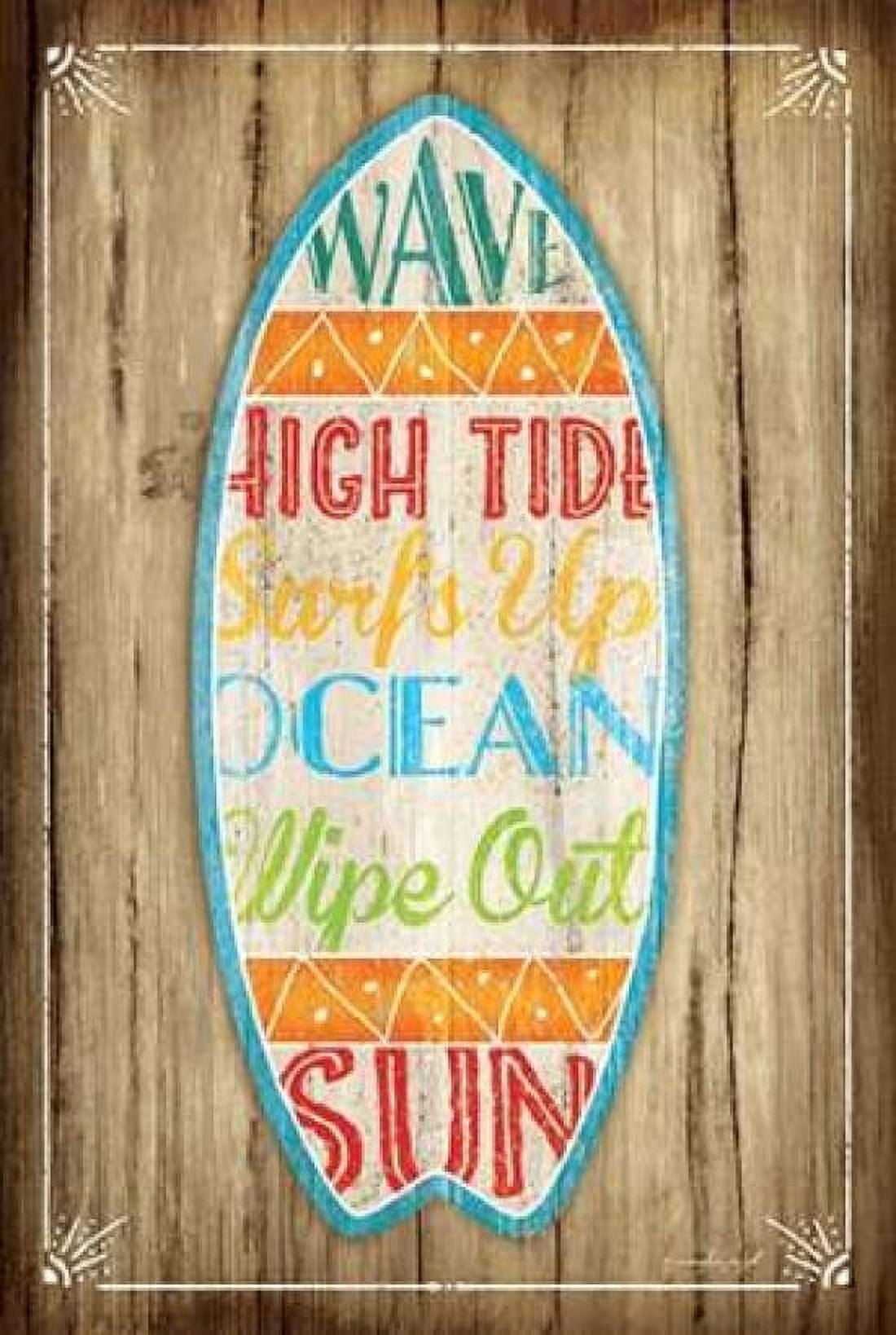 Surfboard Canvas Art - Jennifer Pugh (12 x 18)