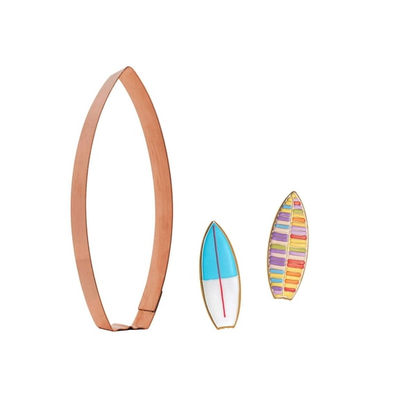 Surfboard Cookie Cutter, 5.5 inches tall