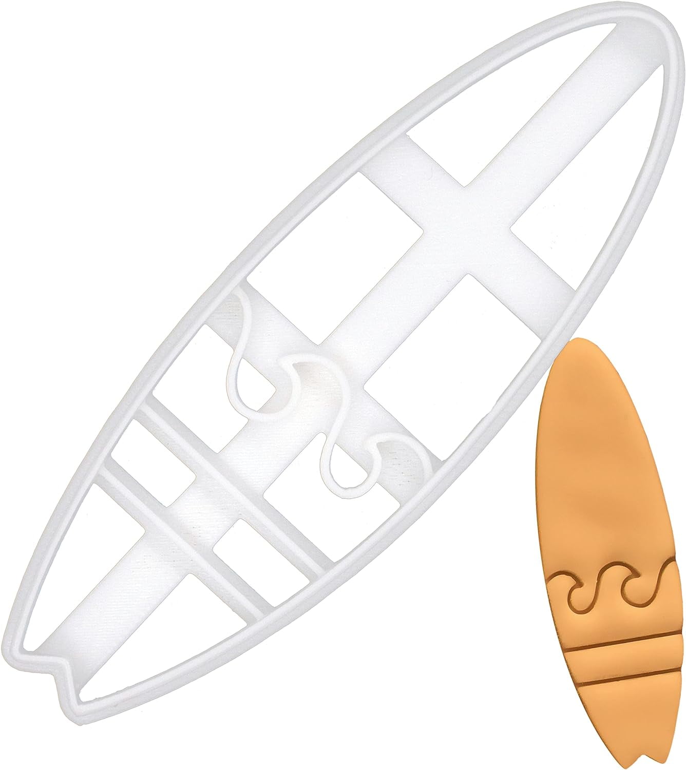 Surfboard Cookie Cutter Perfectly Shaped Waves 3D Printed