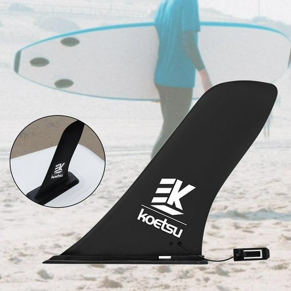 Surfboard Fins Inflatable Paddleboard Fin Quick Release Surfing Fin Surfboard Tail Thruster for Shortboard Dinghy Water Sports Canoe Boat 9.5 Inch