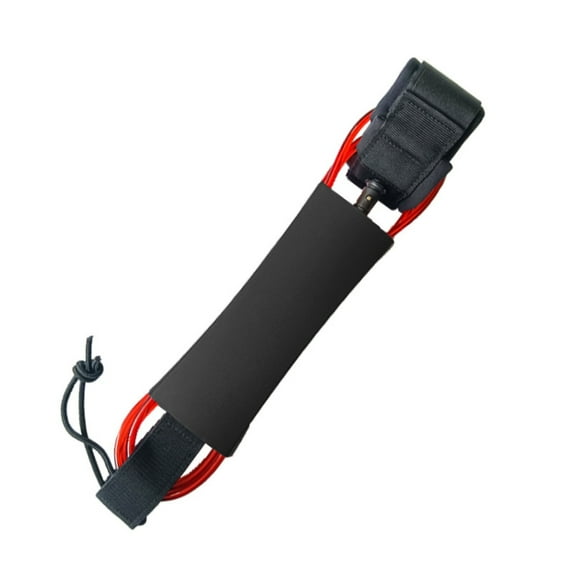 Surfboard Leash, Elastic Surfing Foot Leg Rope Padded Ankle Strap for Surfing, Kayaking & Boating
