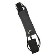 Surfboard Leash Paddleboard Elastic Cord, Surf Leash Straight Rope Single Turn Tether Foot Rope Ankle Cuff Leg Rope for Board 10ft