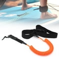 thumbnail image 1 of Surfboard Leash TPU Heliciform Comfortable HighElastic Surfing Safety Traction Rope(Orange ), 1 of 6