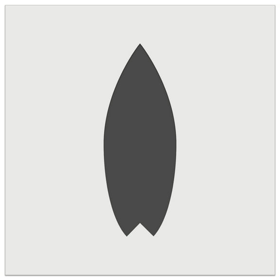Surfboard Solid DIY Cookie Wall Craft Stencil - 4.5 Inch