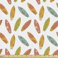 thumbnail image 1 of Ambesonne Surfboard Fabric by the Yard Upholstery, Fun Colorful Sports, 2 Yards, Multicolor, 1 of 4