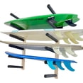 thumbnail image 1 of Surfboard, Wakeboard, Kiteboard Wall Rack Mount - Holds 6 Boards, 1 of 4