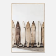 Surfboard Wall Art, Surfboard Beach Ocean, Beachy Wall Art, Minimalist Modern Art, Coastal Room Decor, Surf Wall Art, Surfing Print