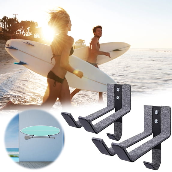Surfboard Wall Hook, Paddleboard Hanger, Skateboard Snowboard Rack, Wooden Paddle Holder, Wall Mounted Sports Hook, Surfboard Organizer, Board Storage Rack