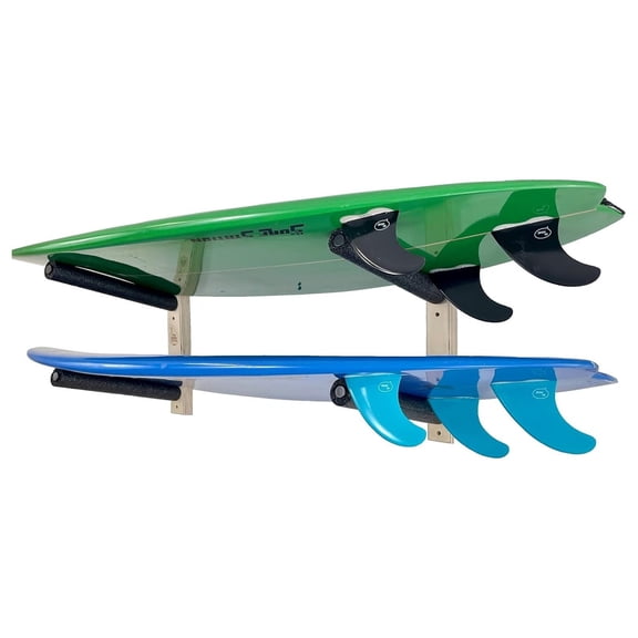 Surfboard Wall Rack Mount - Holds 2