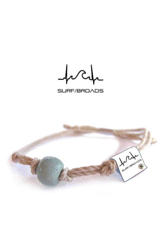 Surfbroads Earth Bands Bracelet | Eco Friendly | Natural Hemp | Vegan Boho | Custom Jewelry | Handmade w/ Earth & Sand