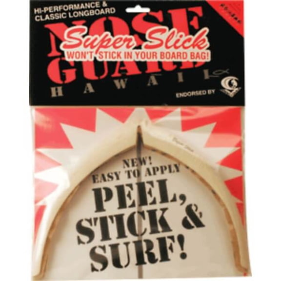 Surfco Hawaii Super Slick Classic Longboard White Nose Guard Kit