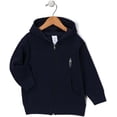 thumbnail image 1 of Surfer Baby "Surfer Dude Boys Infant Zip-Up Fleece Hoodie Sweatshirt (6 mos) Navy Blue, 1 of 2