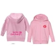 thumbnail image 1 of Surfer Baby "Surfer Girls Rule Girls Infant Zip-Up Fleece Hoodie Sweatshirt (6 mos) Pink, 1 of 3