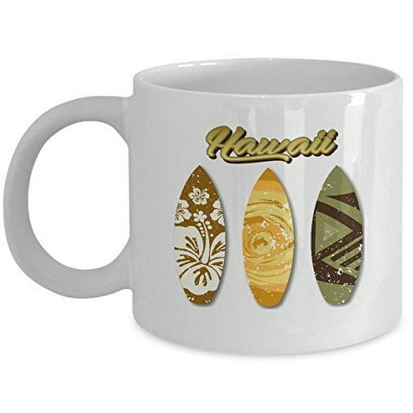 Surfer Coffee Mug - Surfboard - Ocean Theme Gift - 11 oz Ceramic Cup
