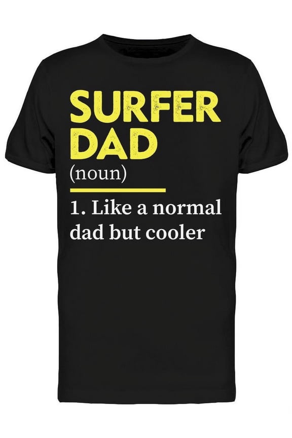 Surfer Dad Men T-Shirt, Male Large