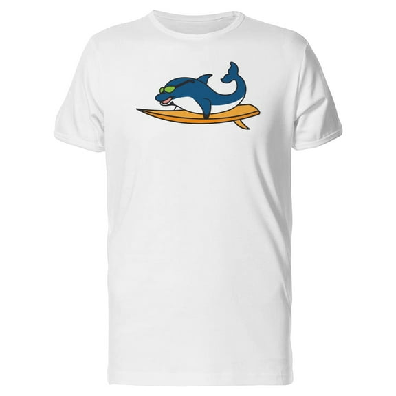 Surfer Dolphin With Glasses T-Shirt Men -Image by Shutterstock, Male XX-Large