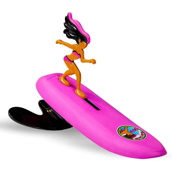 Surfer Dudes Classics Wave Powered Mini-Surfer and Surfboard Toy - Outer Bank Olivia