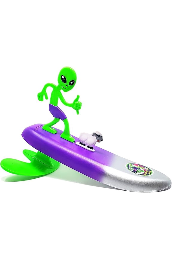 Legends & Surfer Pets Wave Powered Mini-Surfer, Pet and Surfboard Beach Toy - Maui Martian and Bahthoven