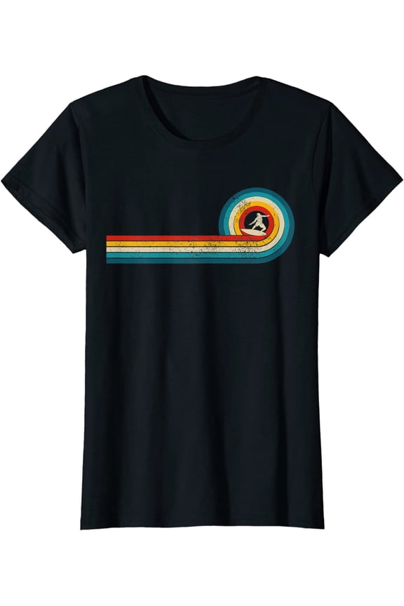 Surfer Gift Vintage Wave Retro Surfing Surf Beach T-Shirt
