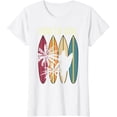 thumbnail image 1 of Surfer Girl Surfboard Surfing Women Girls Surf Ocean Surfing T-Shirt, 1 of 3