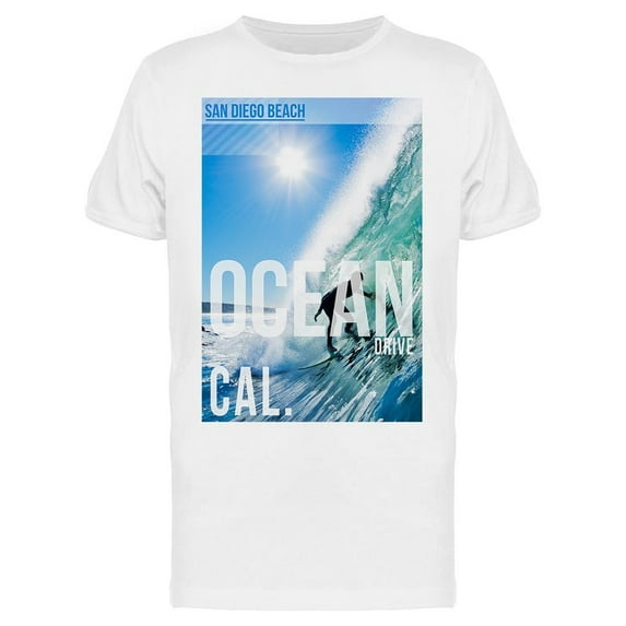 Surfer In The Barrel Tee Men's -Image by Shutterstock